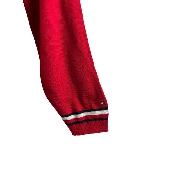 Tommy Hilfiger Penguin Novelty Print Lightweight Crew Neck Sweater Large Red - Picture 5 of 12